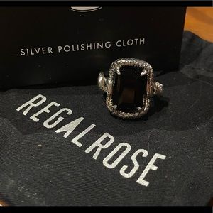 Snake Cocktail Ring - Silver